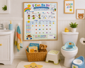 Potty Training Chart Printable | Potty Reward Chart for Toddlers | Toilet Training Tracker | Kids Sticker Chart | Instant Download PDF